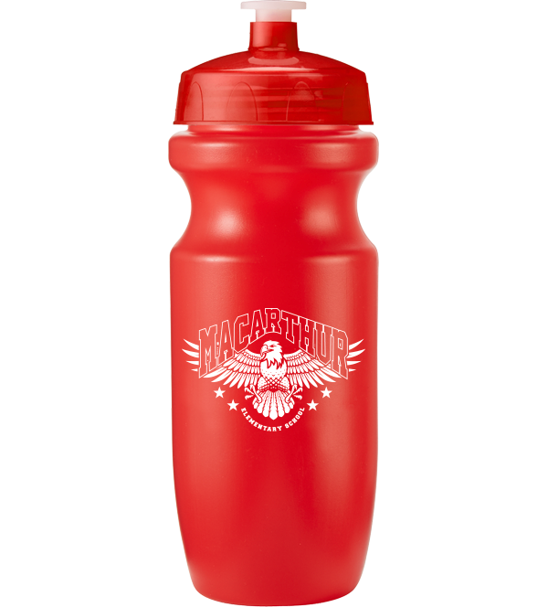 Red MacArthur Water Bottle InkHead Prints red-macarthur-water-bottle-inkhead-prints
