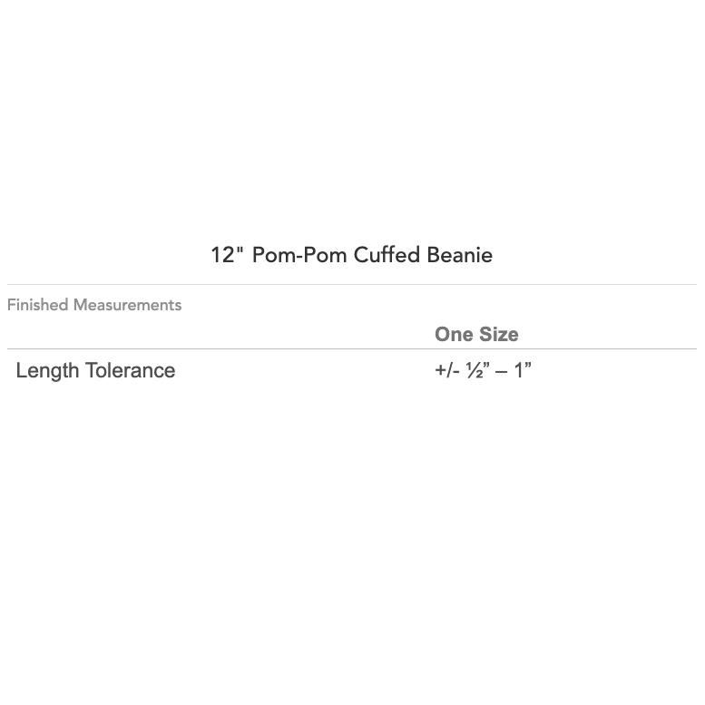 Williams - Pom-Pom Cuffed Beanie