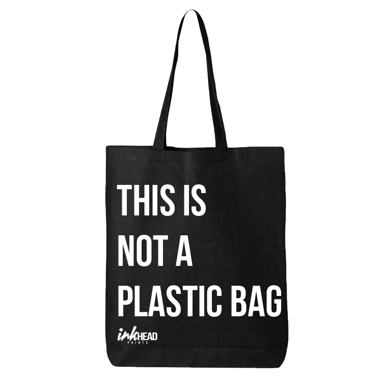 I am not a plastic bag tote sale