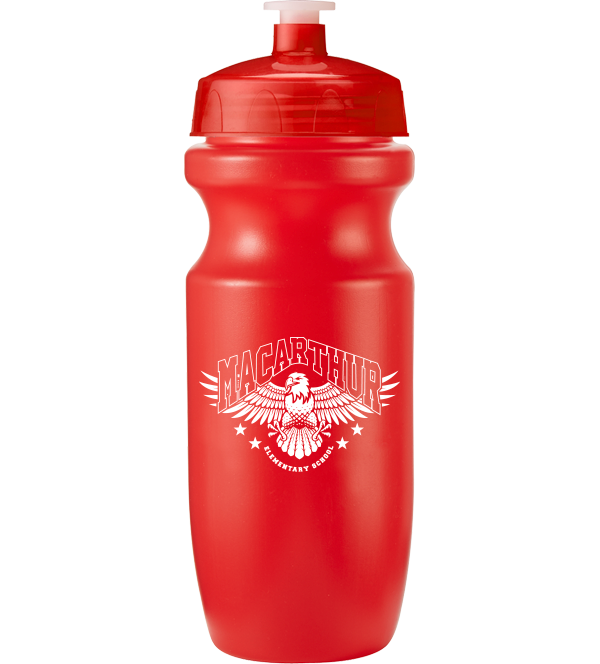 Red MacArthur Water Bottle