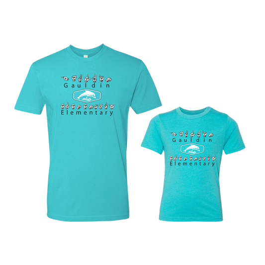 Gauldin Teal ASL Tee