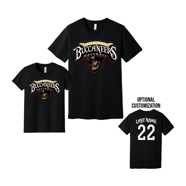 Bellflower Buccaneers Baseball - T-Shirt