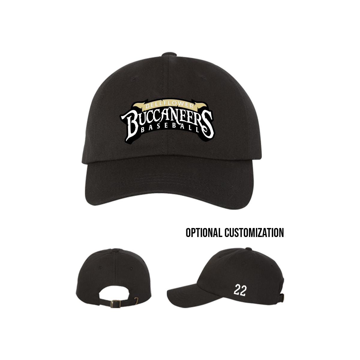 Bellflower Buccaneers Baseball - Dad Hat