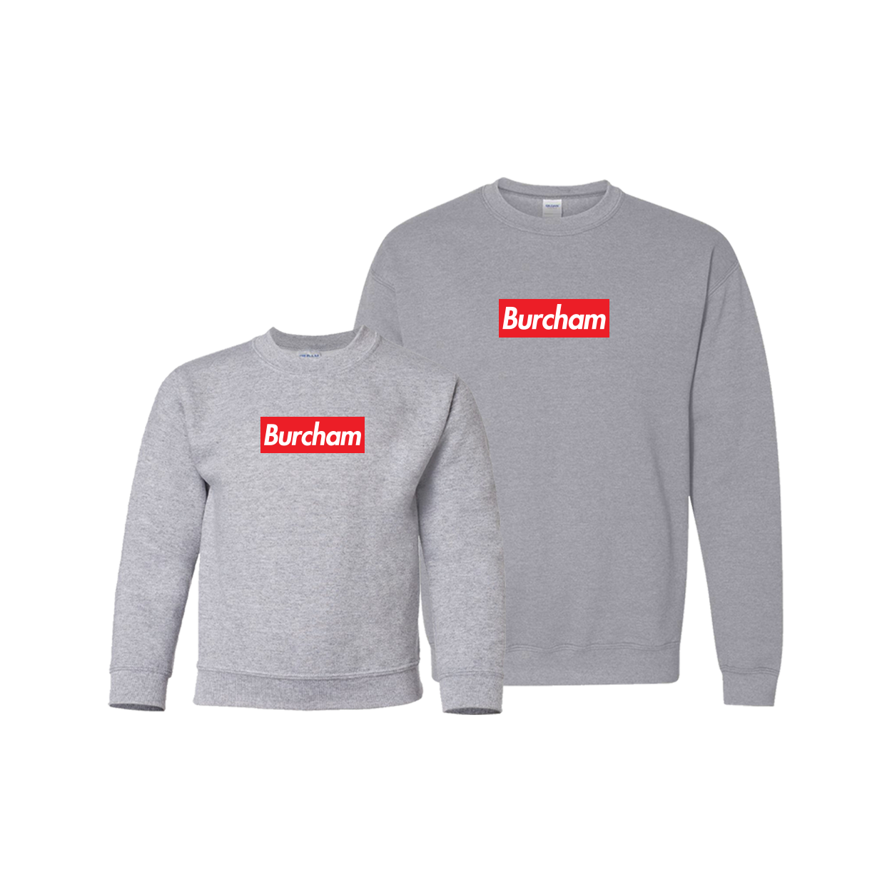 Burcham Box Label - Crewneck