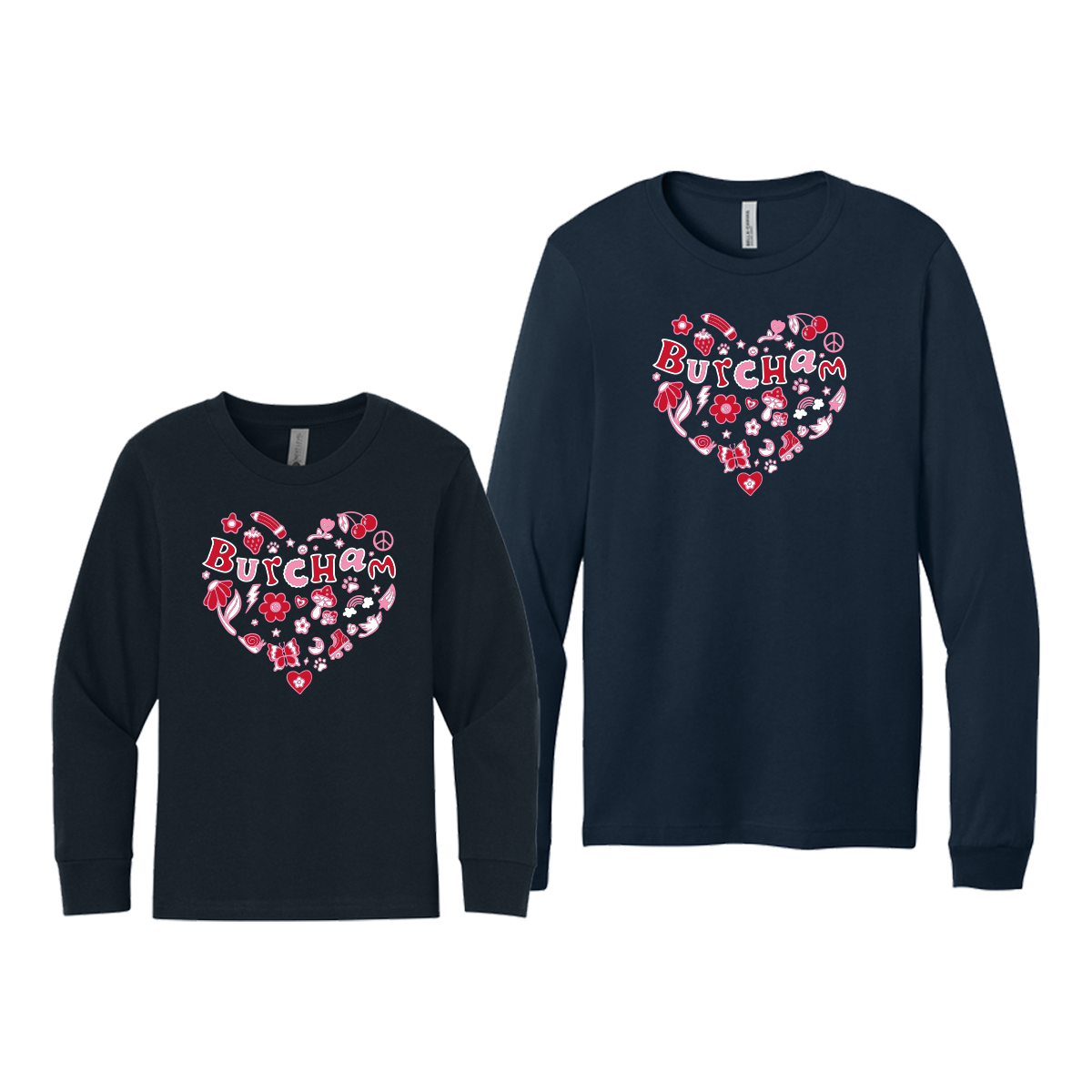 Burcham Doodle - Long Sleeve Tee