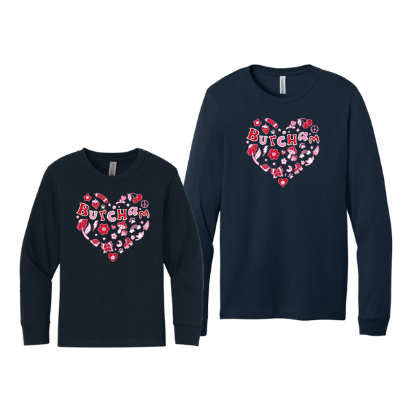 Burcham Doodle - Long Sleeve Tee