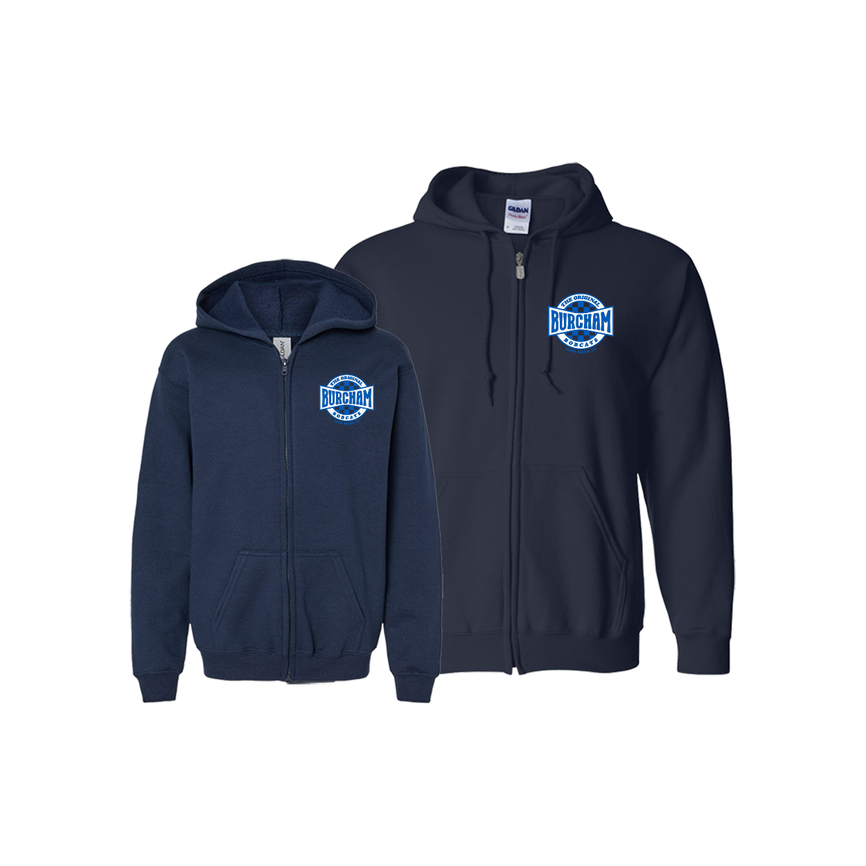 Burcham Surf Team - Zip-Up Hoodie