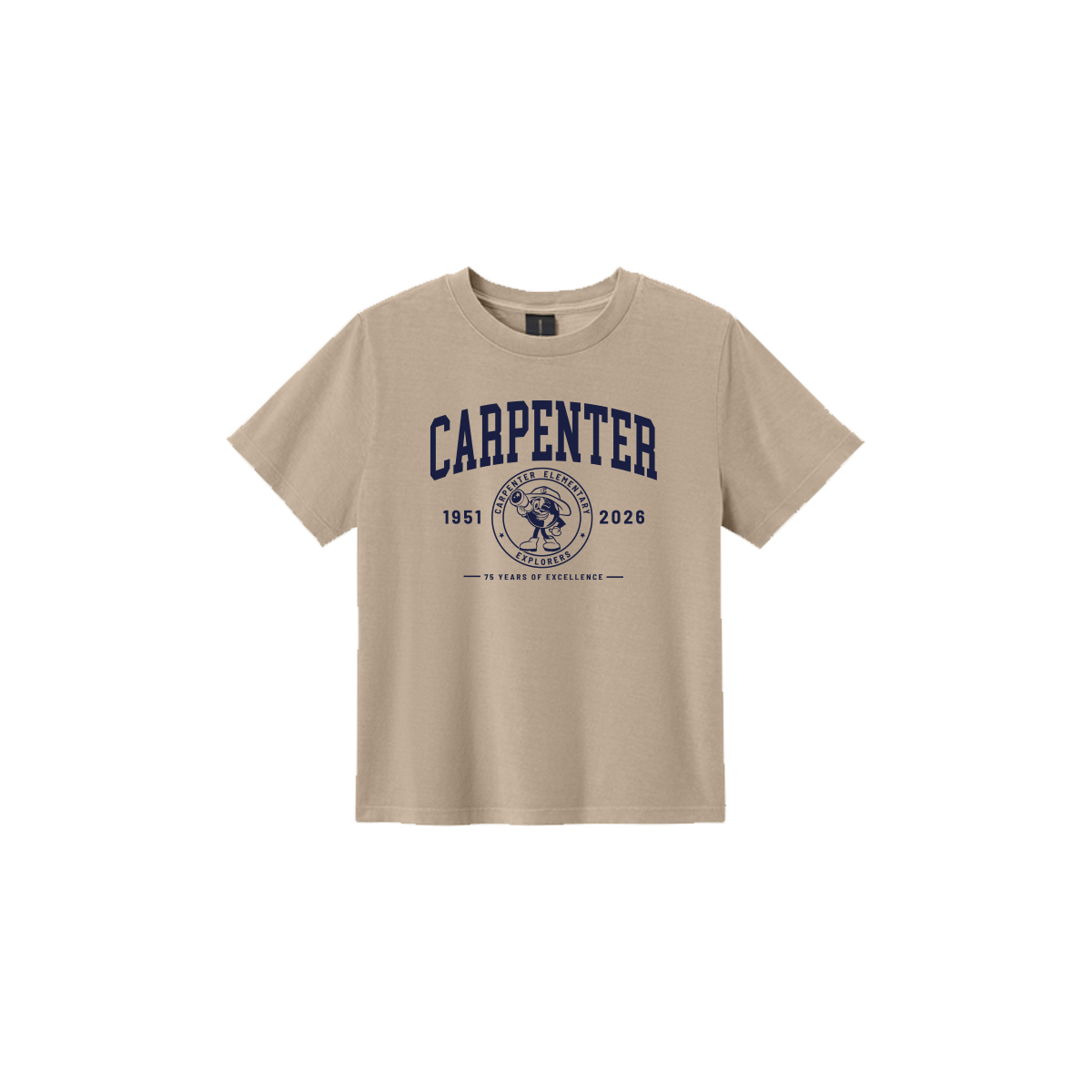 “Carpenter – 75 Years of Excellence” - Women's Garment-Dyed Tee