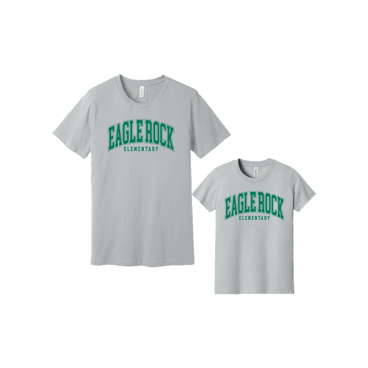 Eagle Rock Elementary Tee - Green Print
