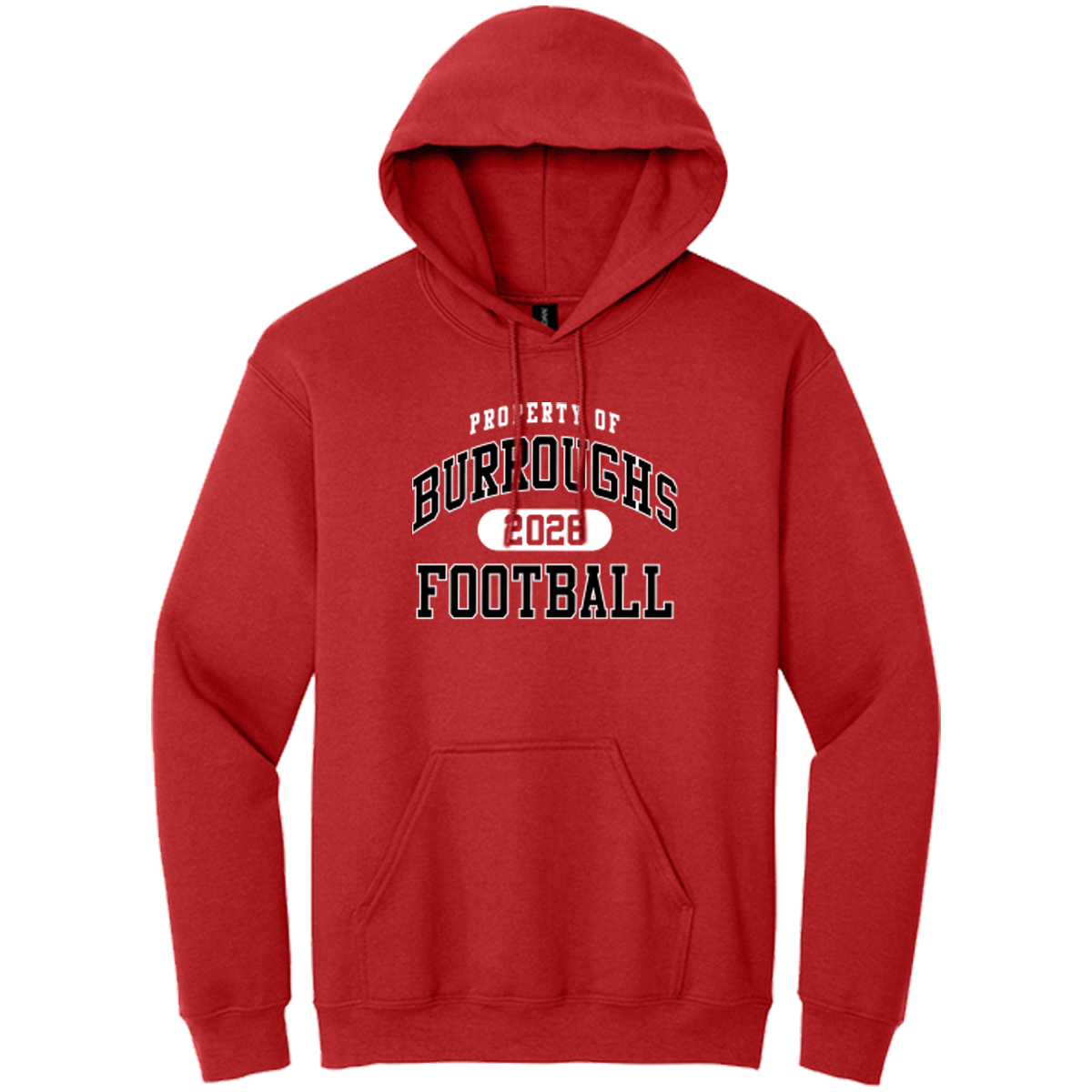 Property of Burroughs Football - Hoodie