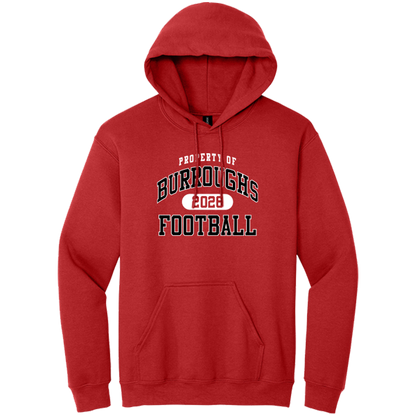 Property of Burroughs Football - Hoodie