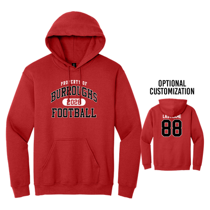 Property of Burroughs Football - Hoodie
