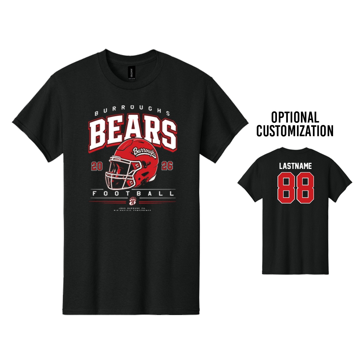 Burroughs Bears Football - Tee