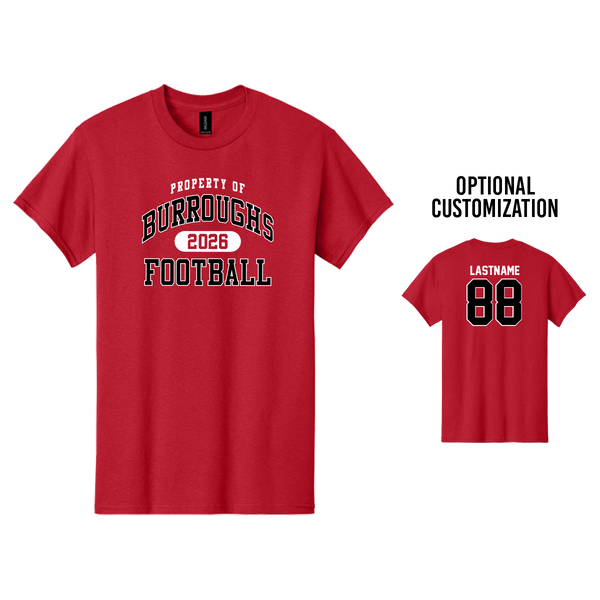 Property of Burroughs Football - Tee