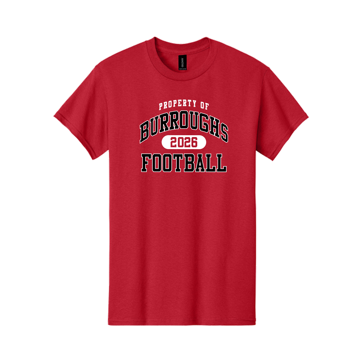 Property of Burroughs Football - Tee