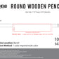 Round Wooden Pencil