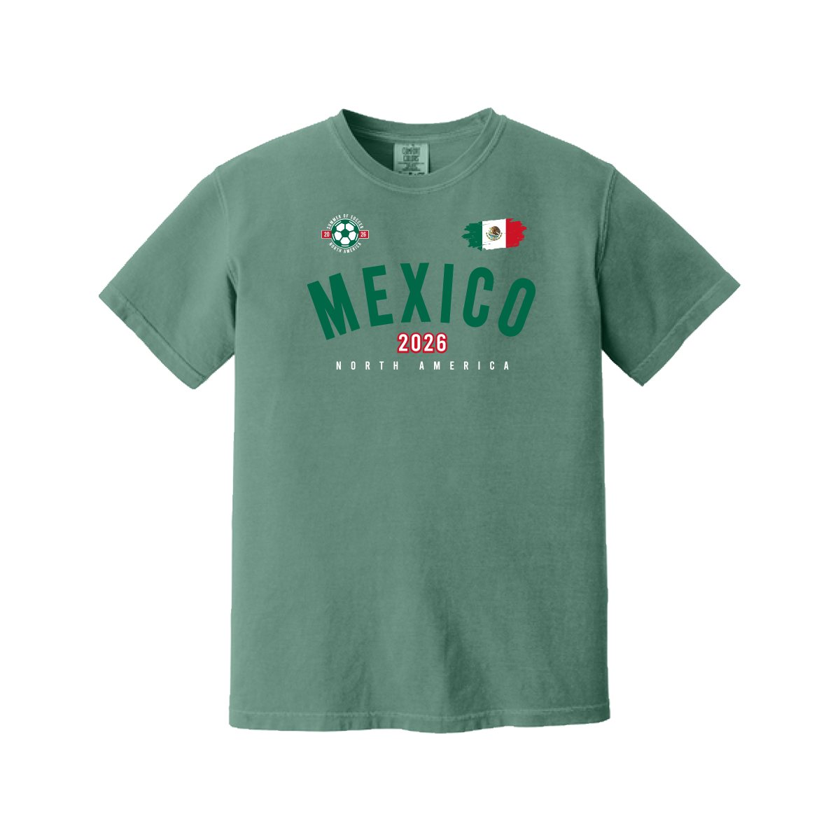 Adult Green Team Mexico T-shirt