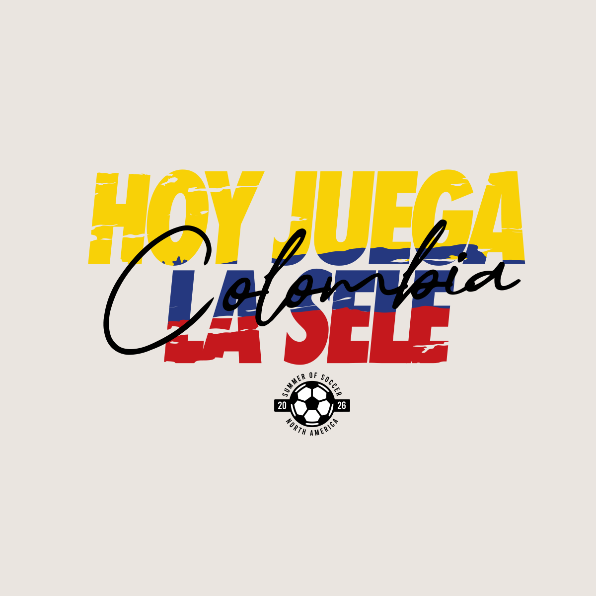 'HOY JUEGA LA SELE' Colombia - Youth Tee