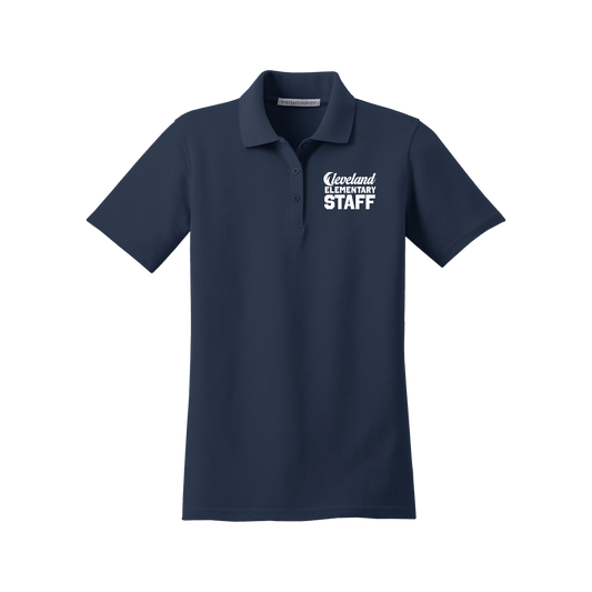 Cleveland Adult Navy Women's STAFF Spirit Polo