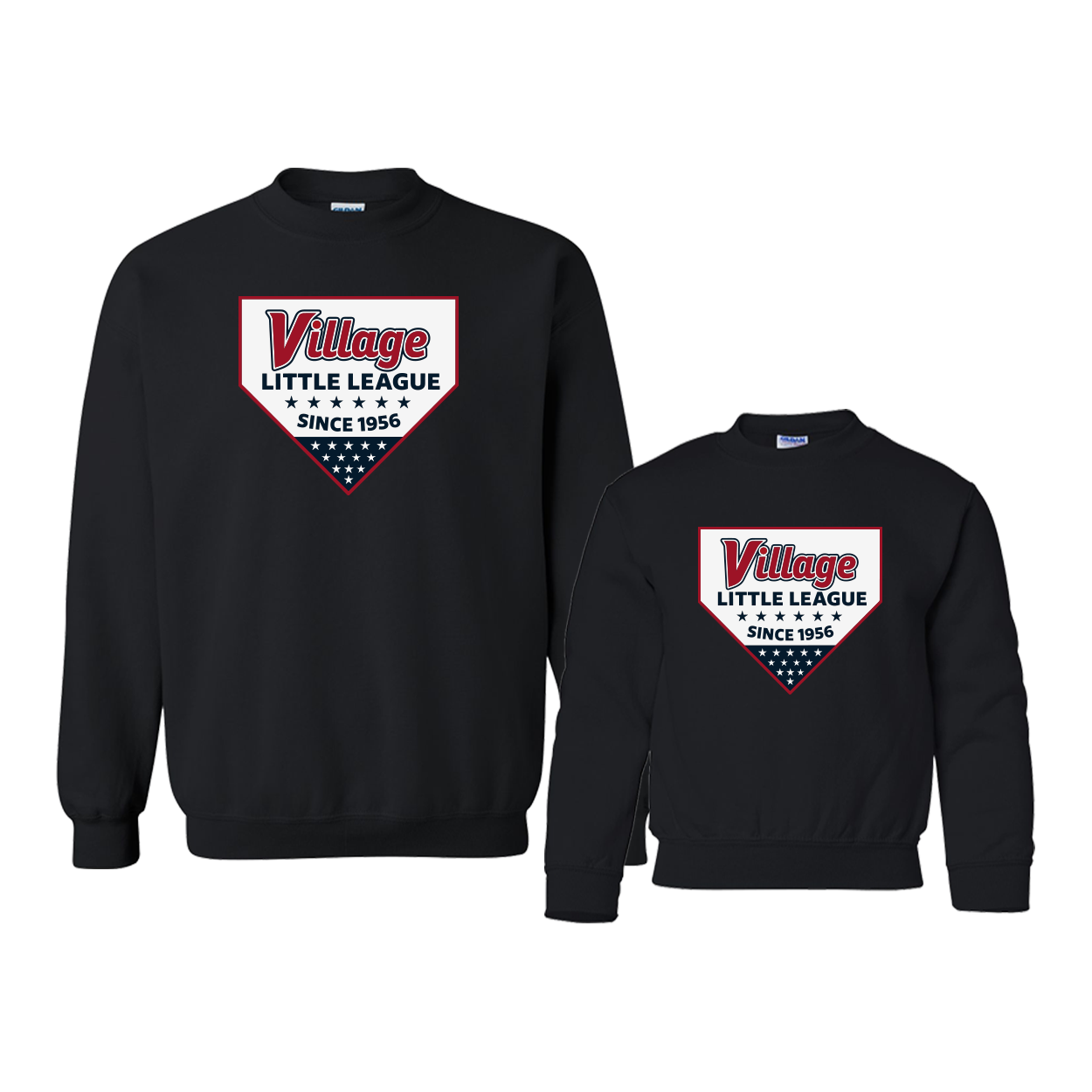 Village – Home Plate Crewneck (Front Only)