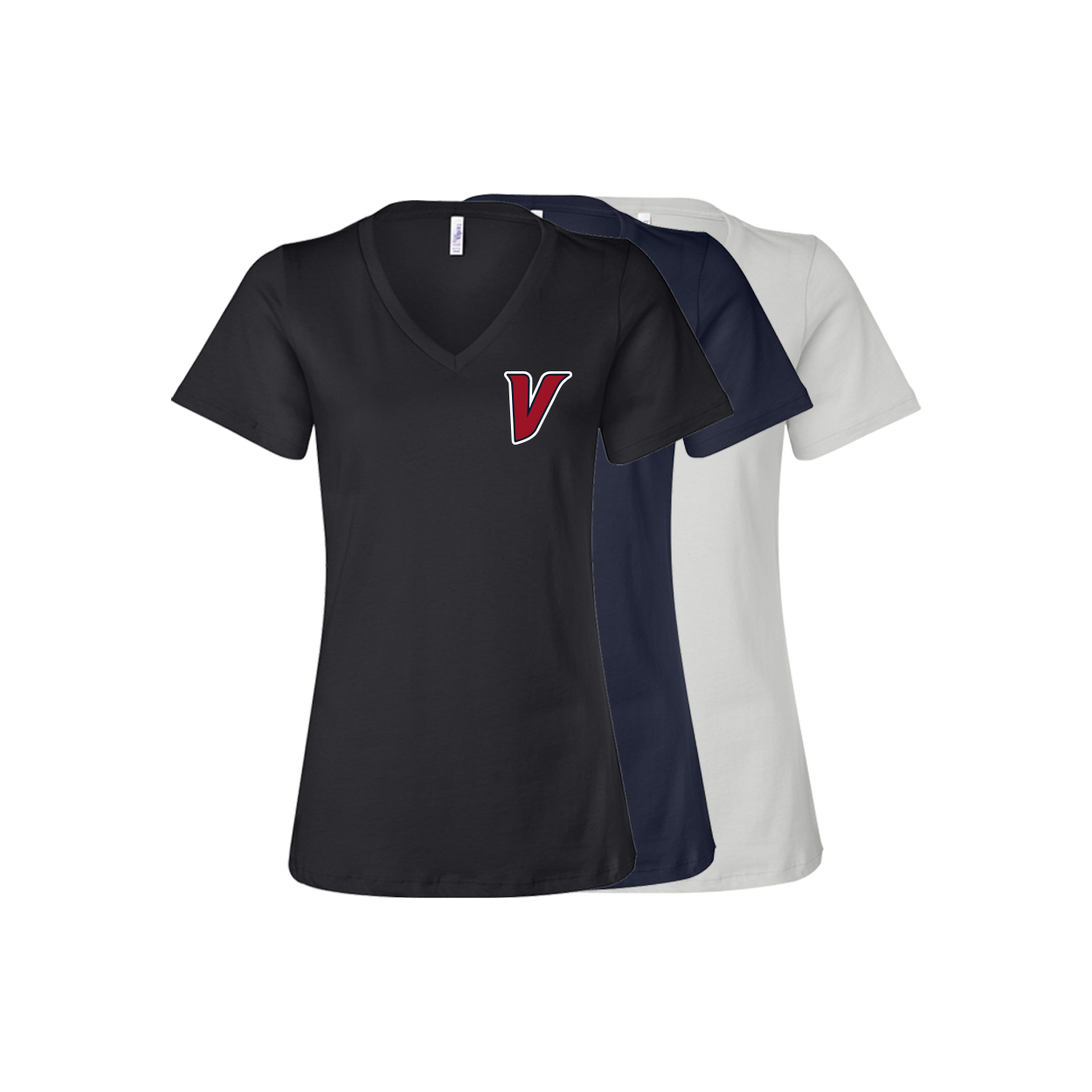 Village Home Plate - Women's V-neck Tee
