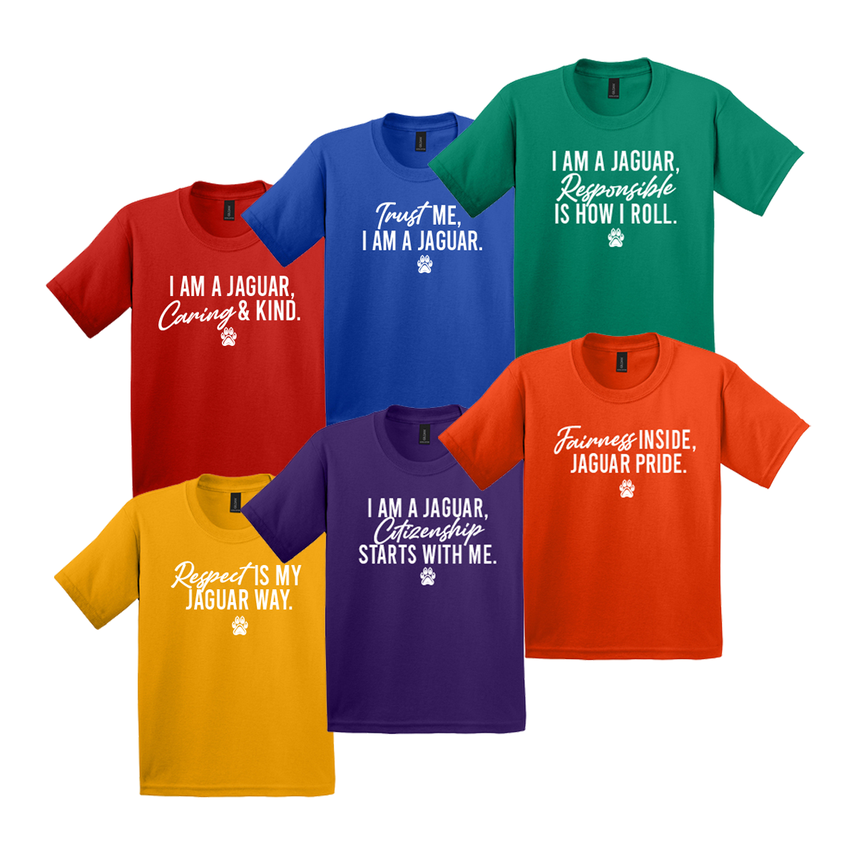 Pillars T-Shirt Collection - 6-Pack