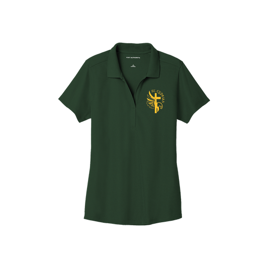 Ladies Deep Forest Green Polo