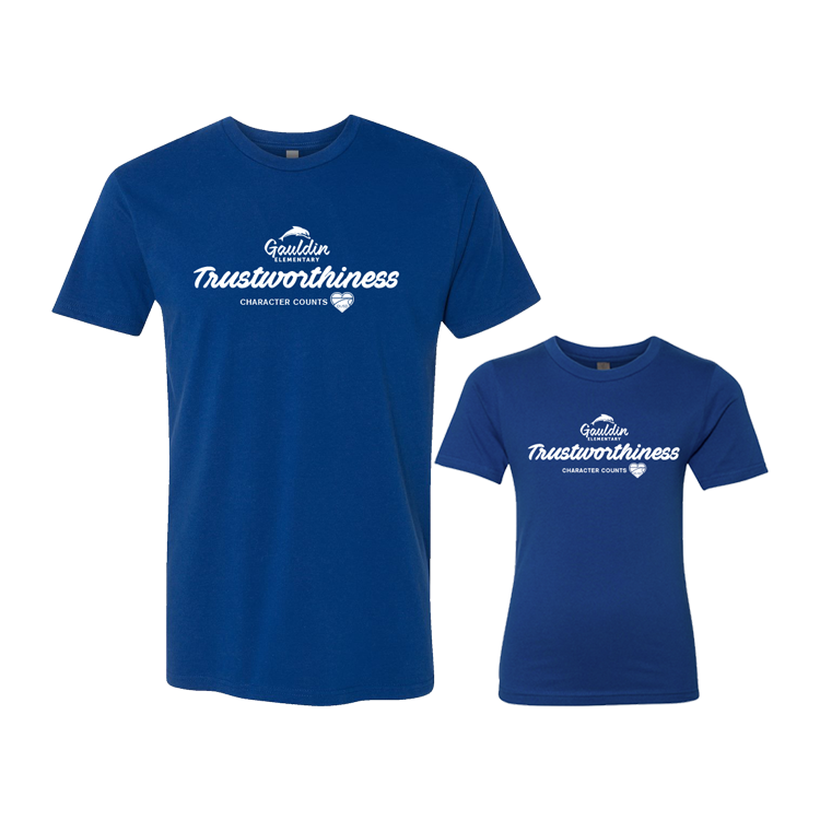 Gauldin Blue CC Trustworthiness Tee