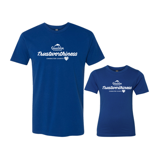 Gauldin Blue CC Trustworthiness Tee