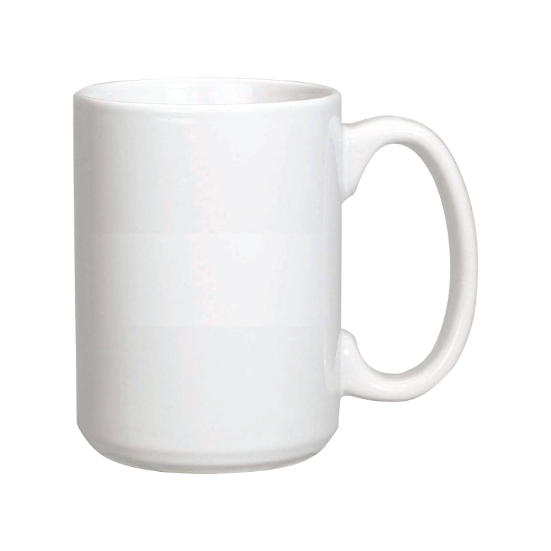 15 oz. Giant White Ceramic Mug w/ Full Color Sublimation - InkHead Prints