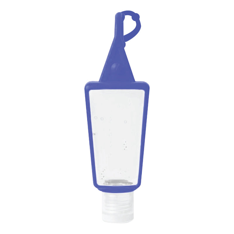 1 oz. 75% Antibacterial Hand Sanitizer w/ Silicone Keyring Clip - InkHead Prints